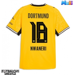 Borussia Dortmund Ethan Nwaneri #18 Domácí Dres 2026-27 Krátký Rukáv